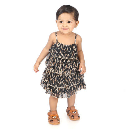 Young Birds Chiffon Layer Dress