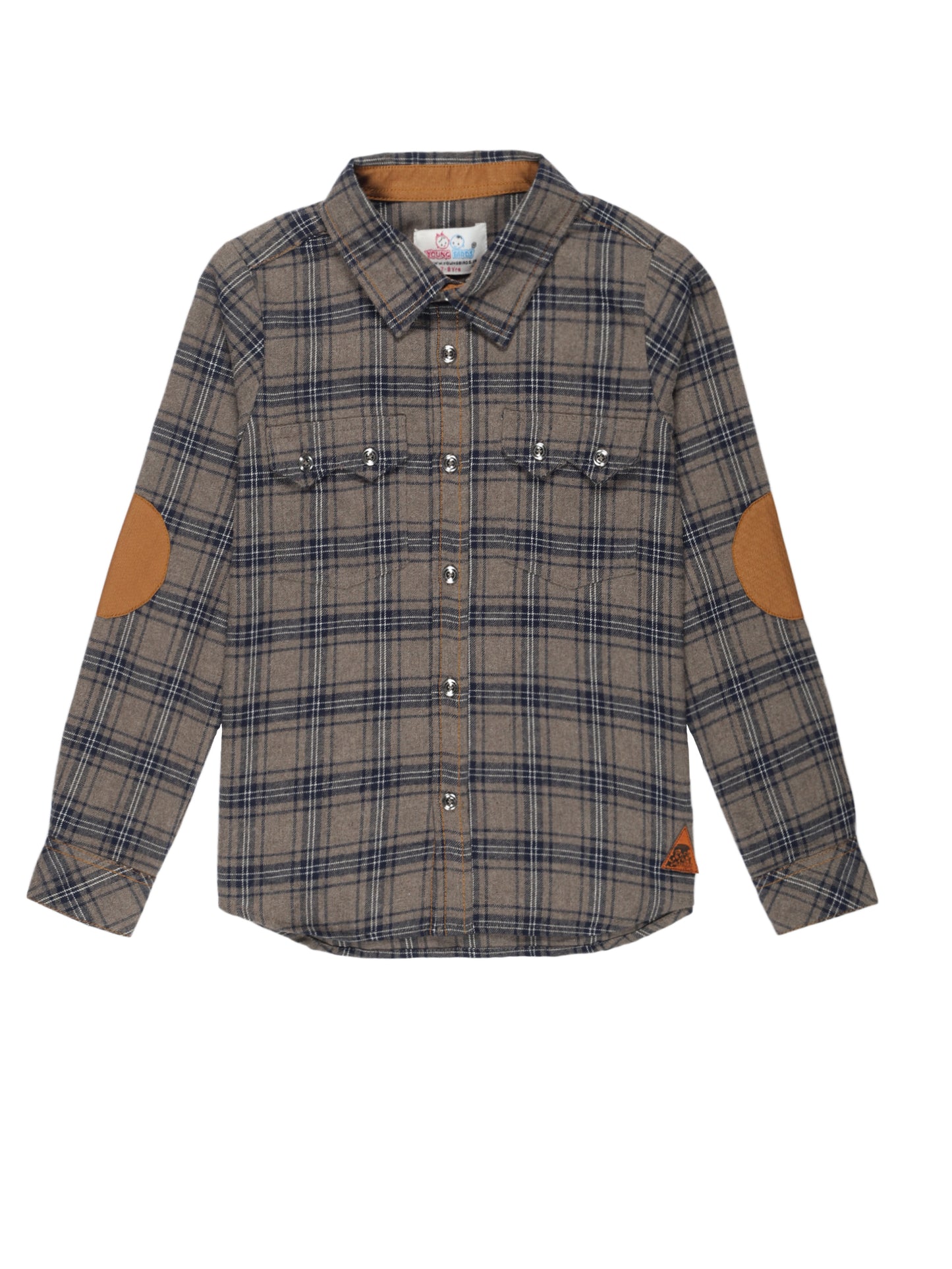 Young Birds Boys Flannel Checked Shirt