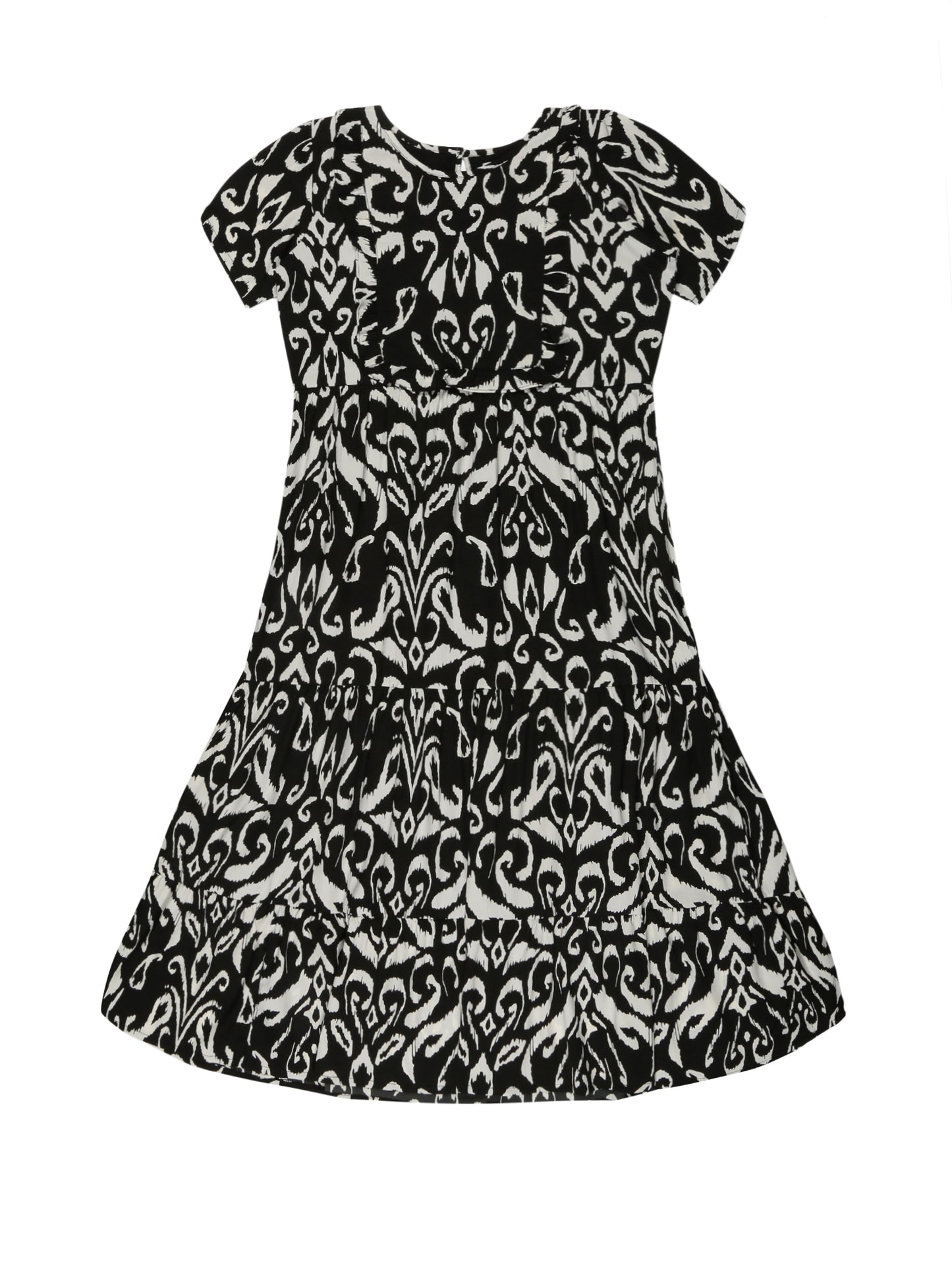Youngly Women's Front Ruffle Dress