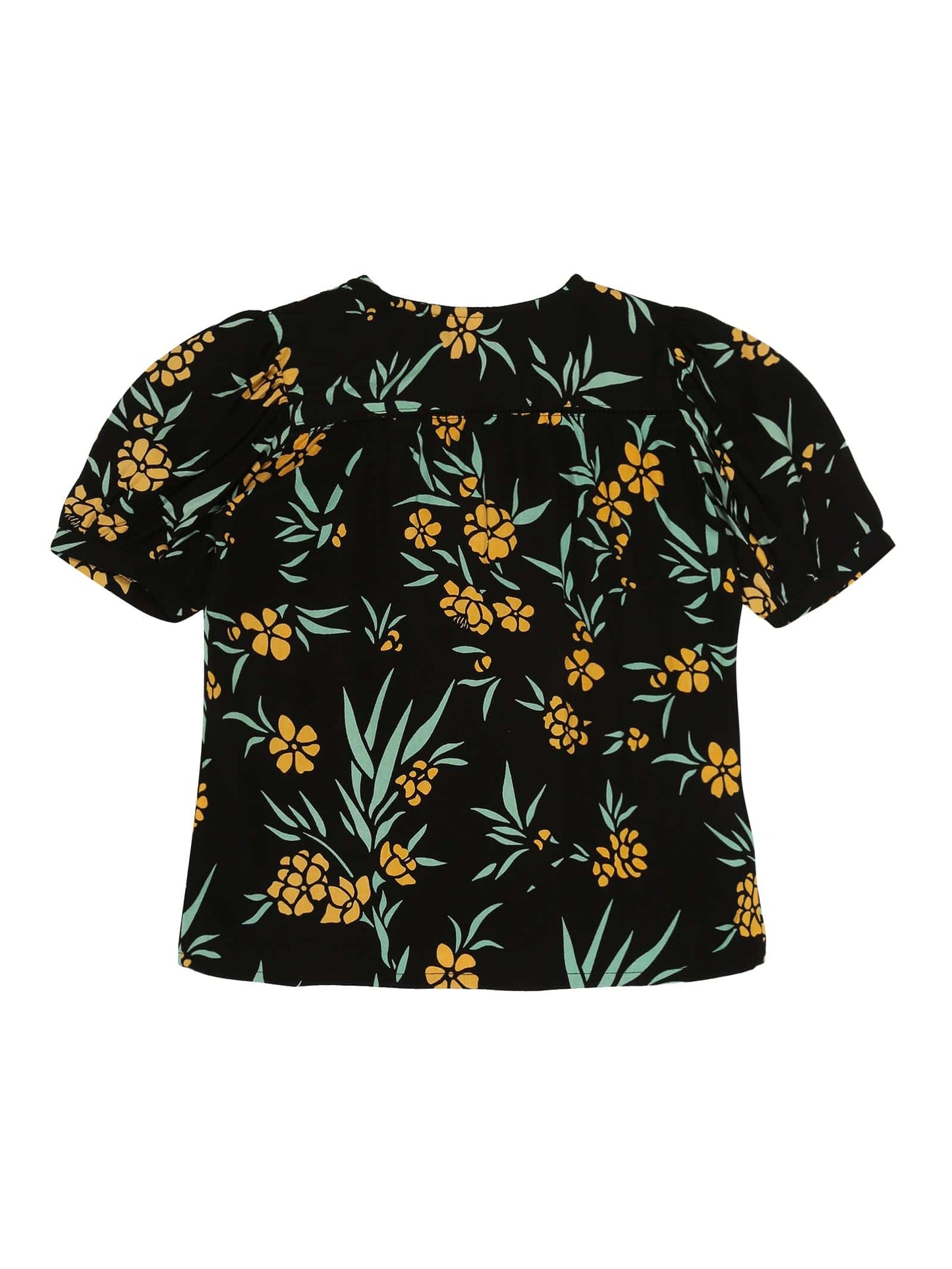 Young Birds Girls Puff Sleeve Top