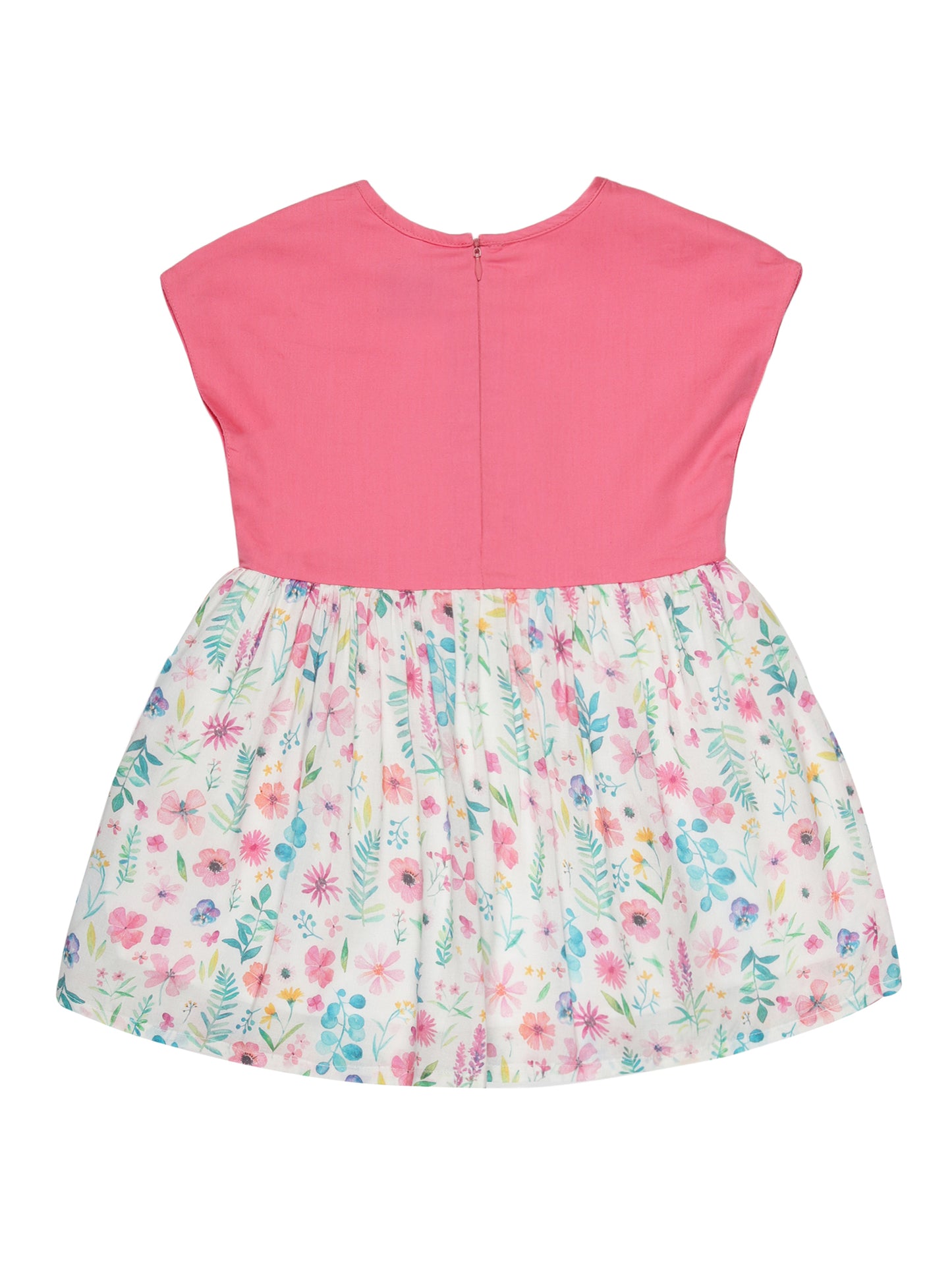 Young Birds Bonet Applique Baby Dress