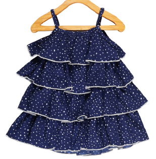 Young Birds Chiffon Layer Dress