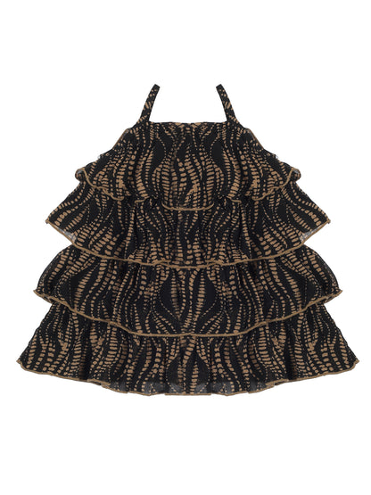 Young Birds Chiffon Layer Dress