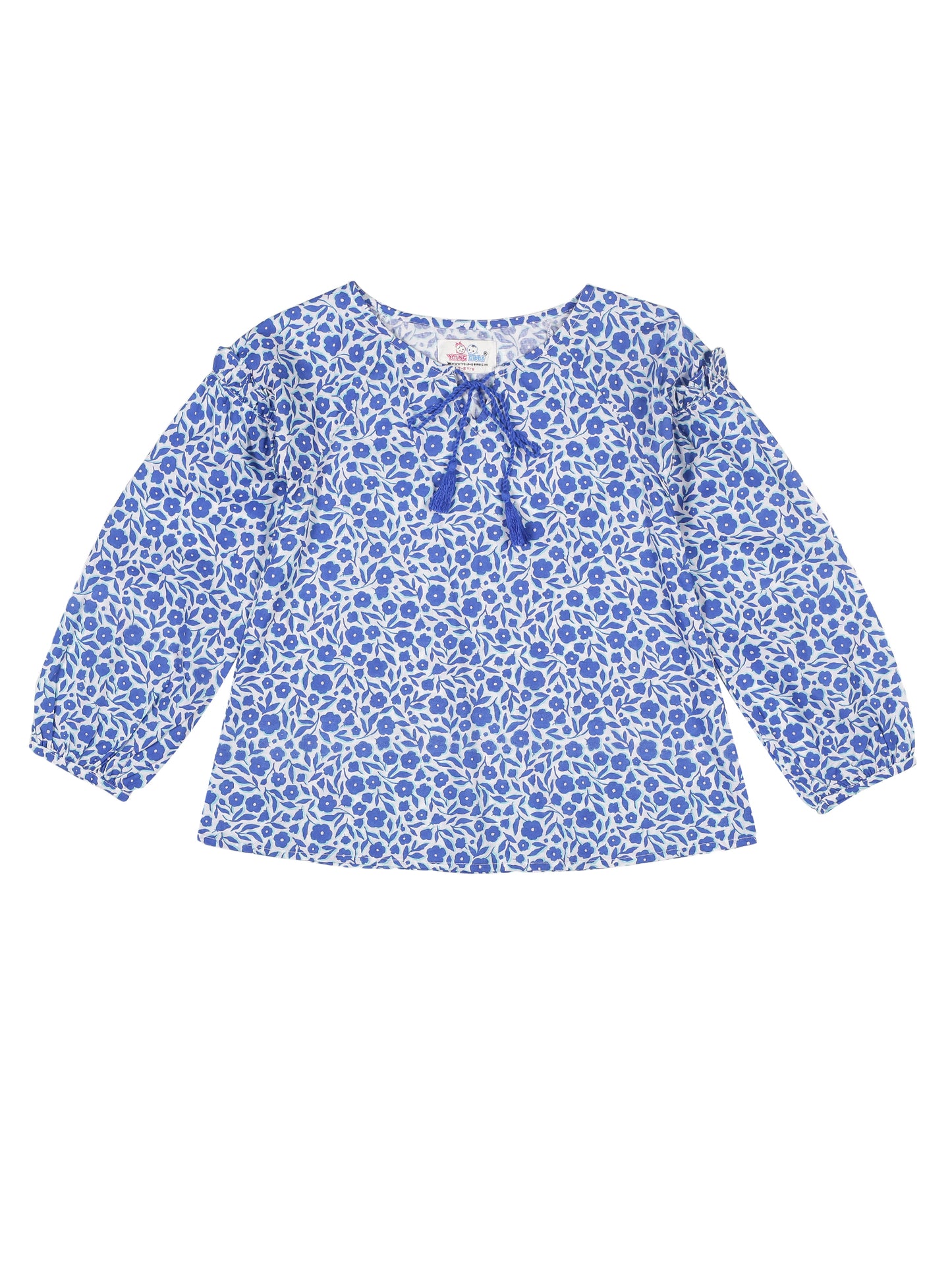 Young Birds Floral Print Full Sleeve Top