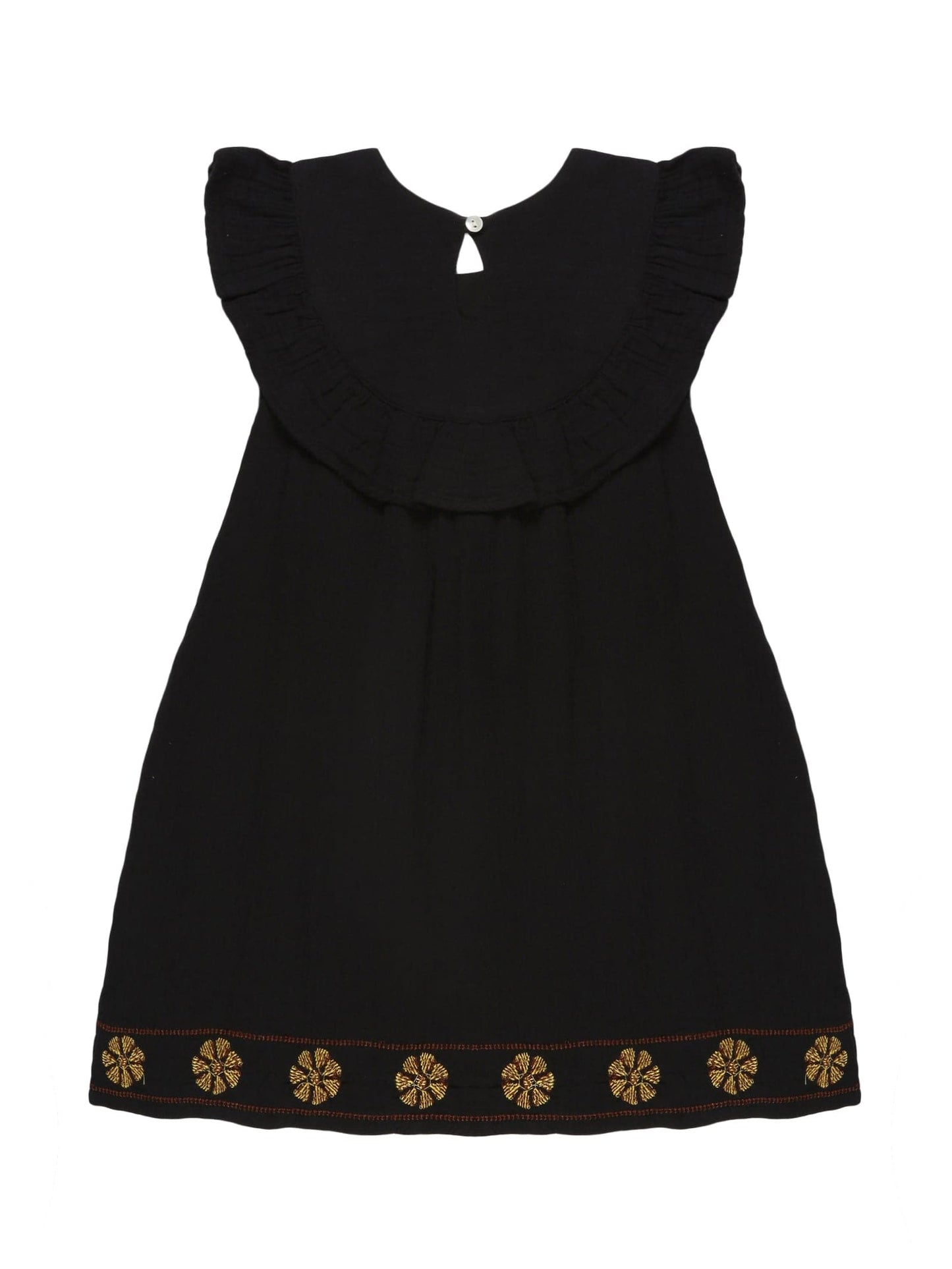 Young Birds Ruffle Yoke Dress