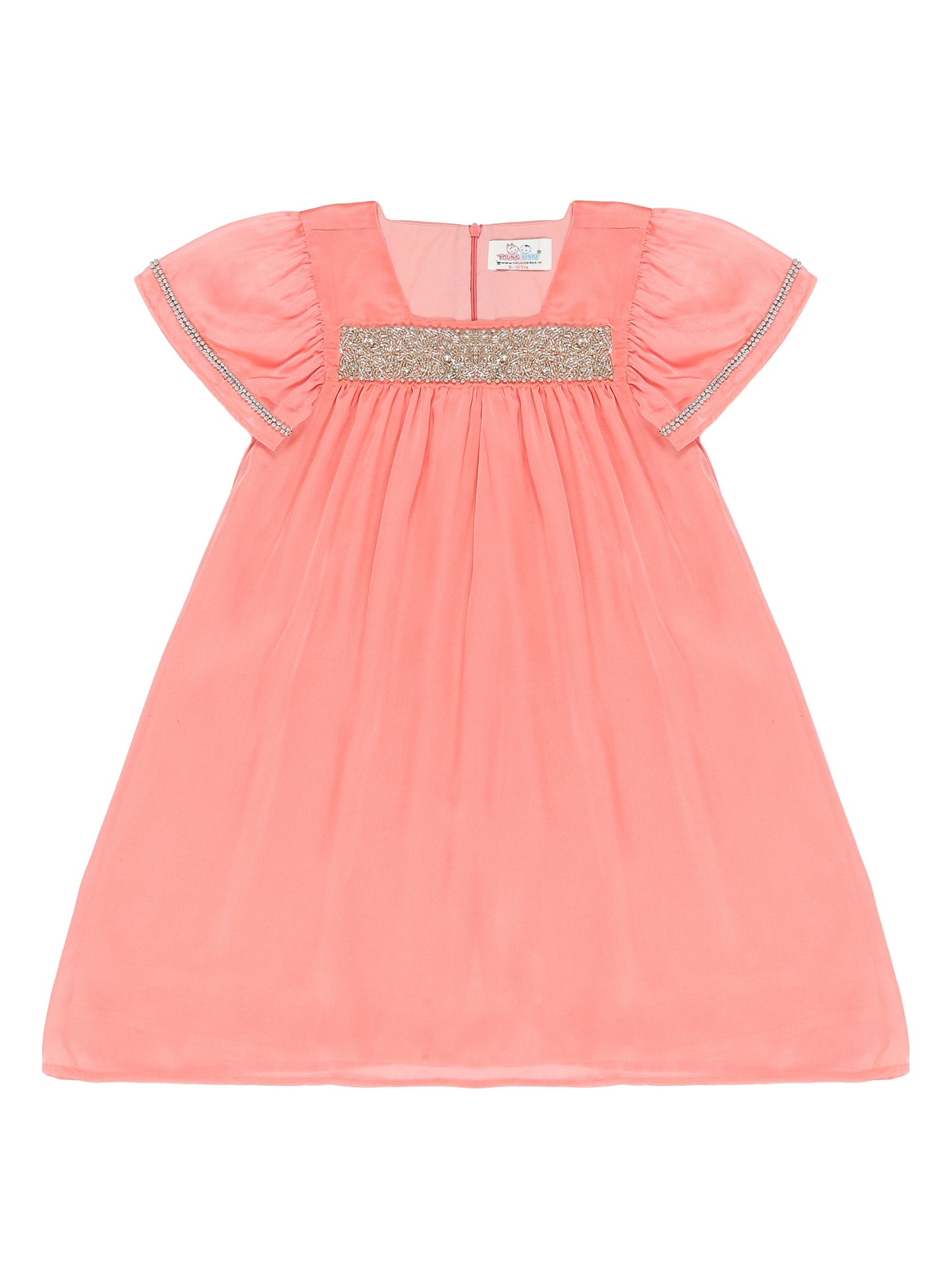 YoungBirds Girls Bead Work Dress