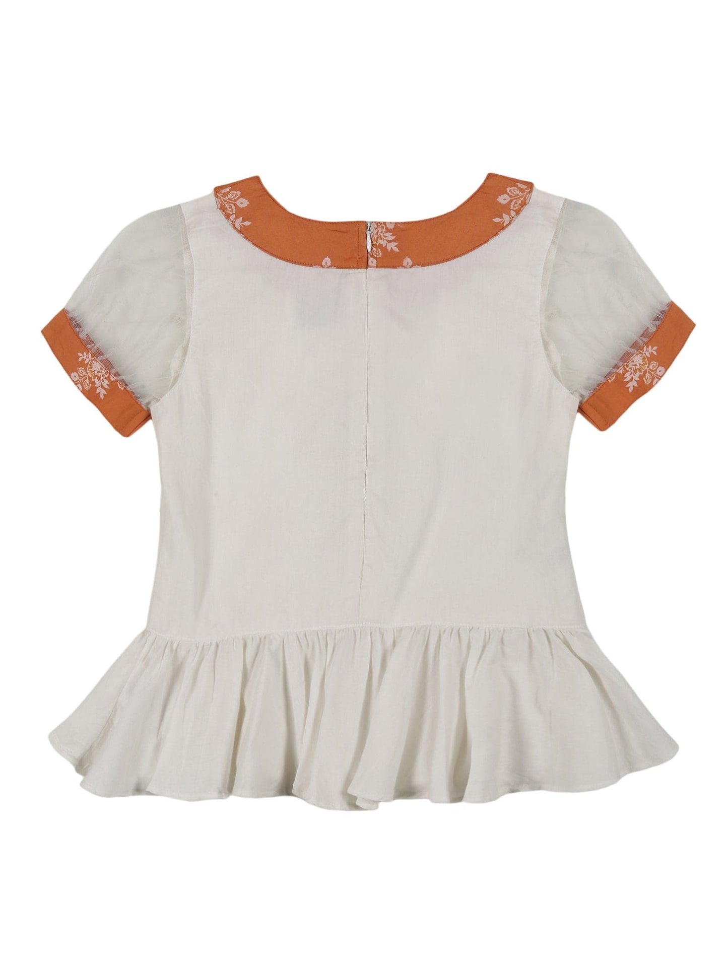 Young Birds Peplum Top With Dhoti Pant