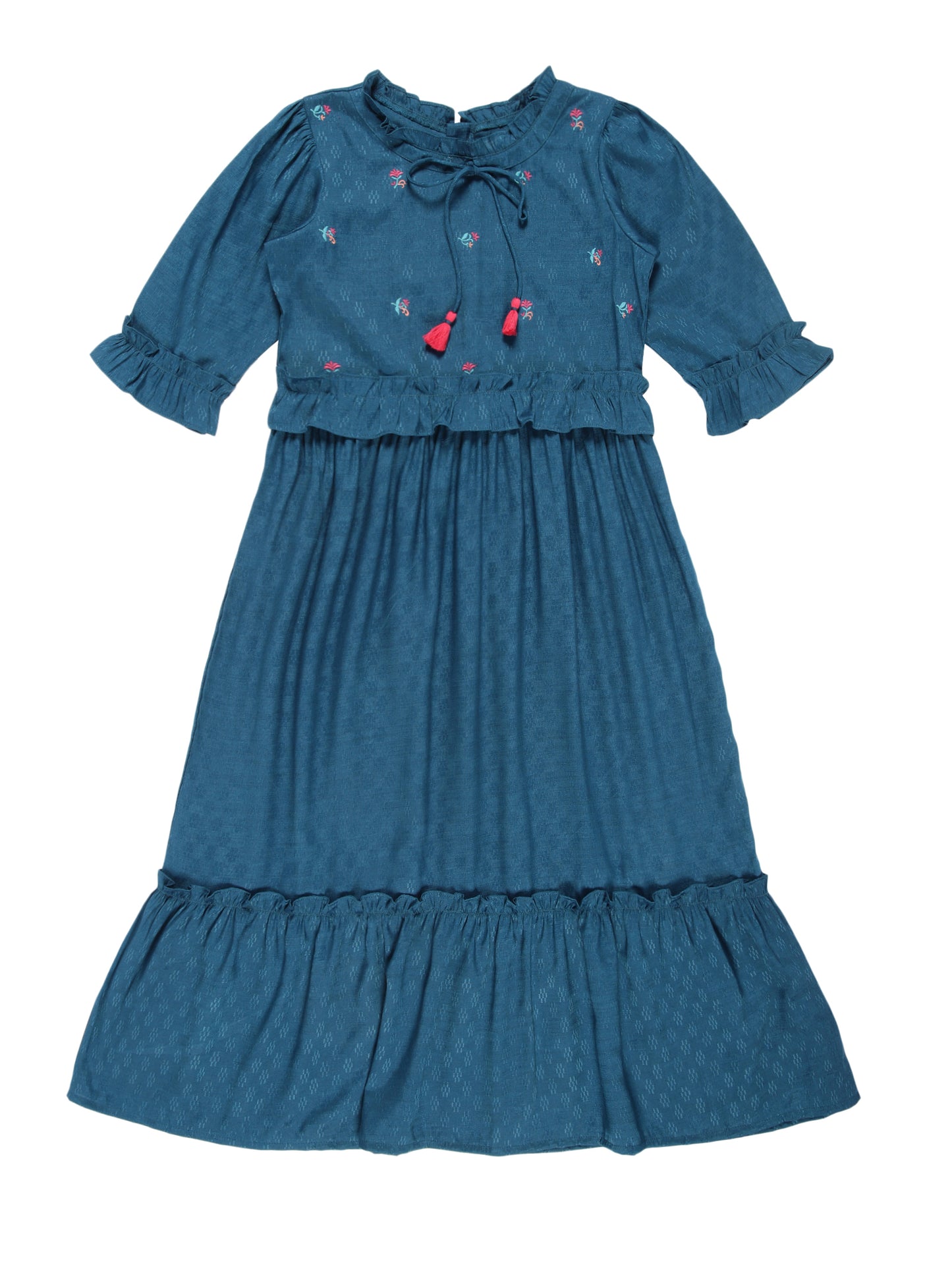Young Birds Girls Embroidery Dress