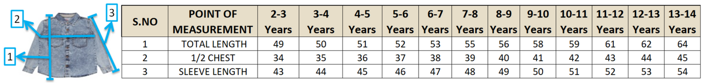 Young Birds Denim Full Sleeve Shirt