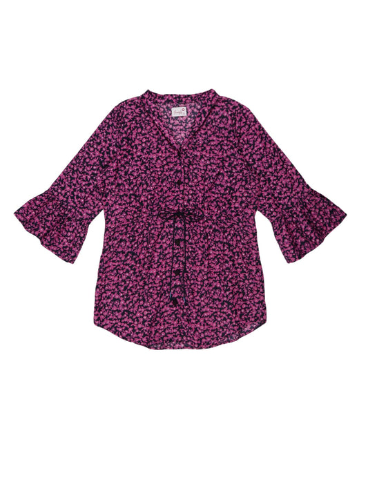 Youngly Women's Waist Gathered Shirt