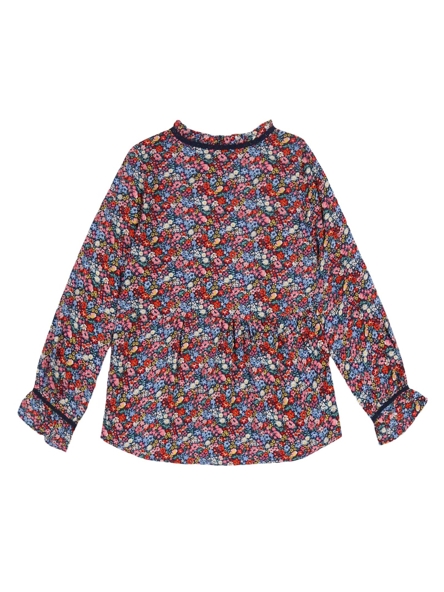Youngly Floral Print Peplum Top
