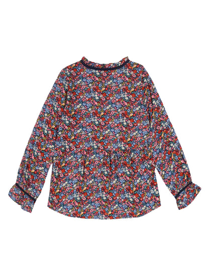 Youngly Floral Print Peplum Top