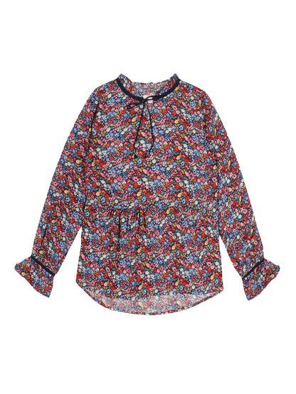 Youngly Floral Print Peplum Top