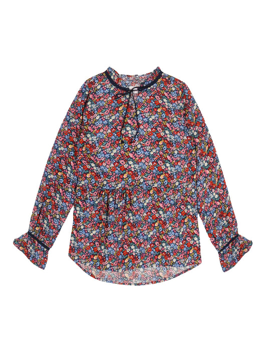 Youngly Floral Print Peplum Top