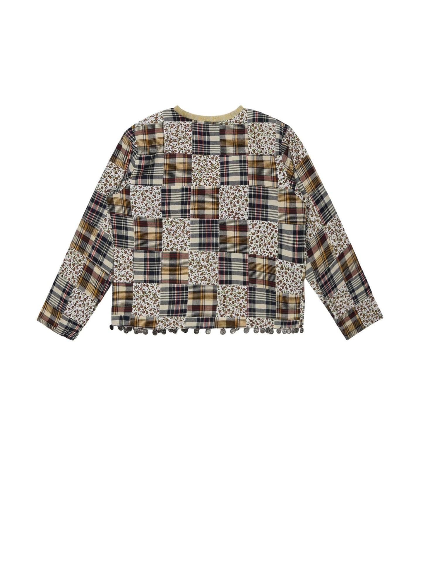 Youngly Patchwork Fringed Lace Jacket