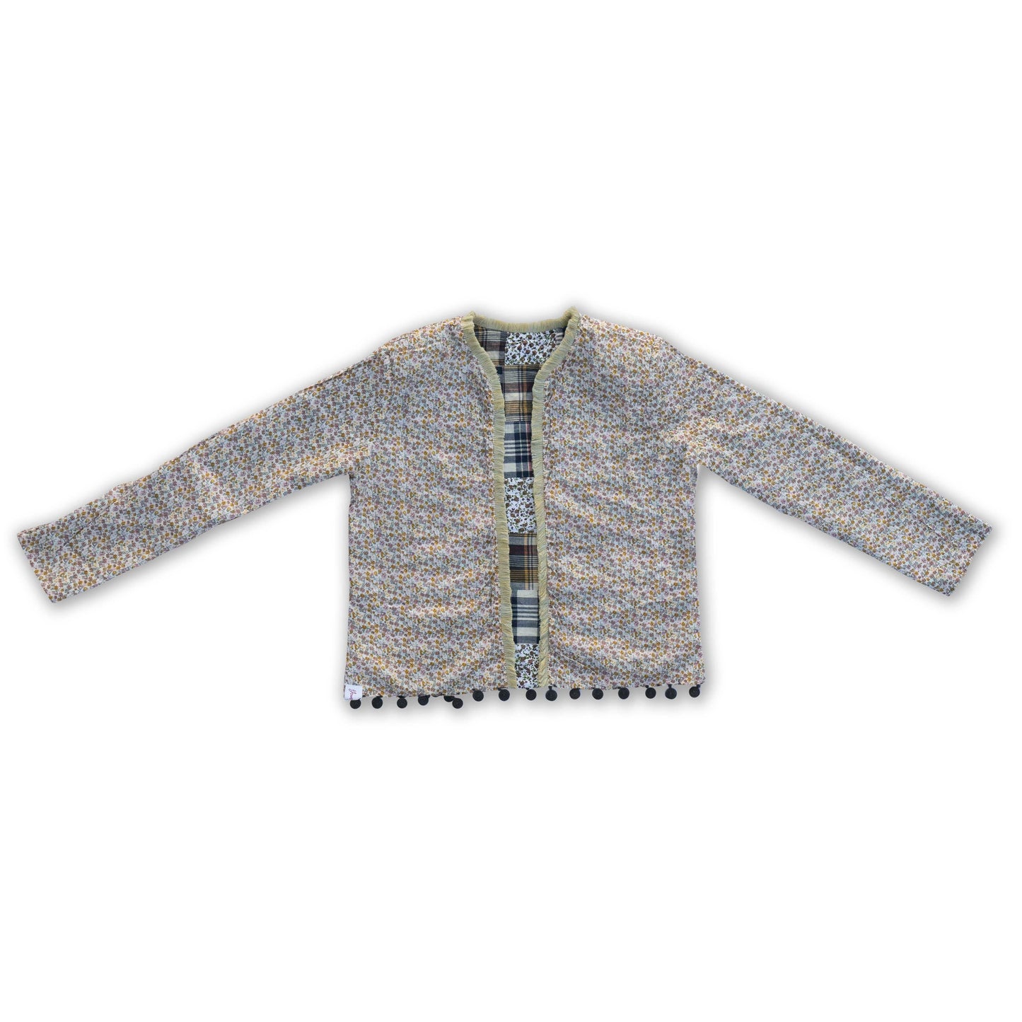 Youngly Patchwork Fringed Lace Jacket