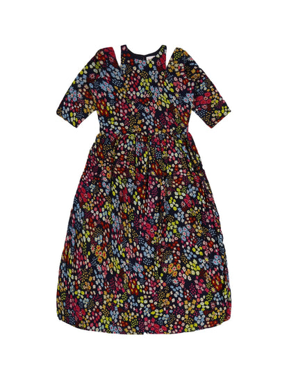 Youngly Cold Shoulder Long Dress