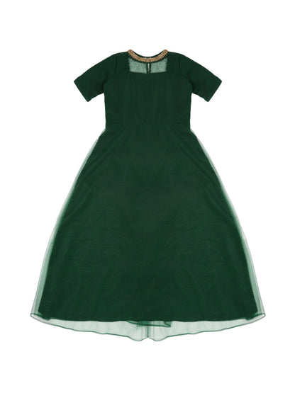Youngly Neted Anarkali Dress