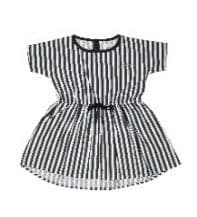 Young Birds Vertical Stripe Short Dress