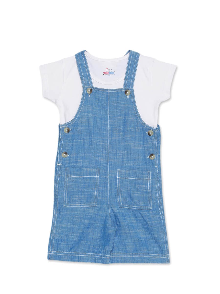 Young Birds Printed Jumpsuit with Knit Top