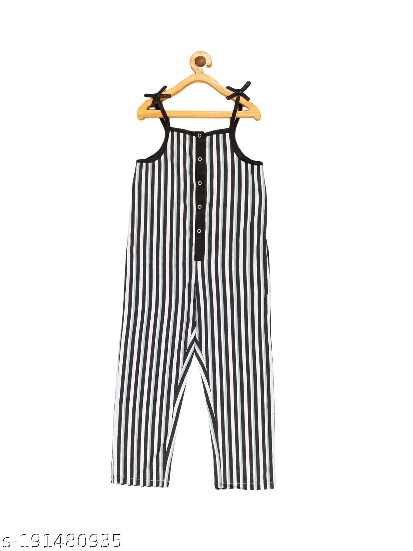 Young Birds Vertical Stripe Jump Suit