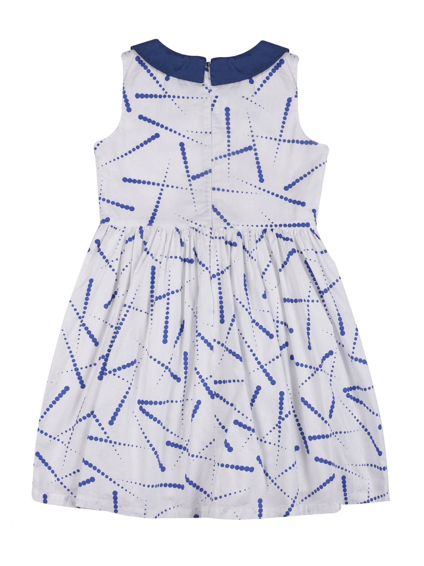 Young Birds Peter Pan Collar Fit & Flare Dress