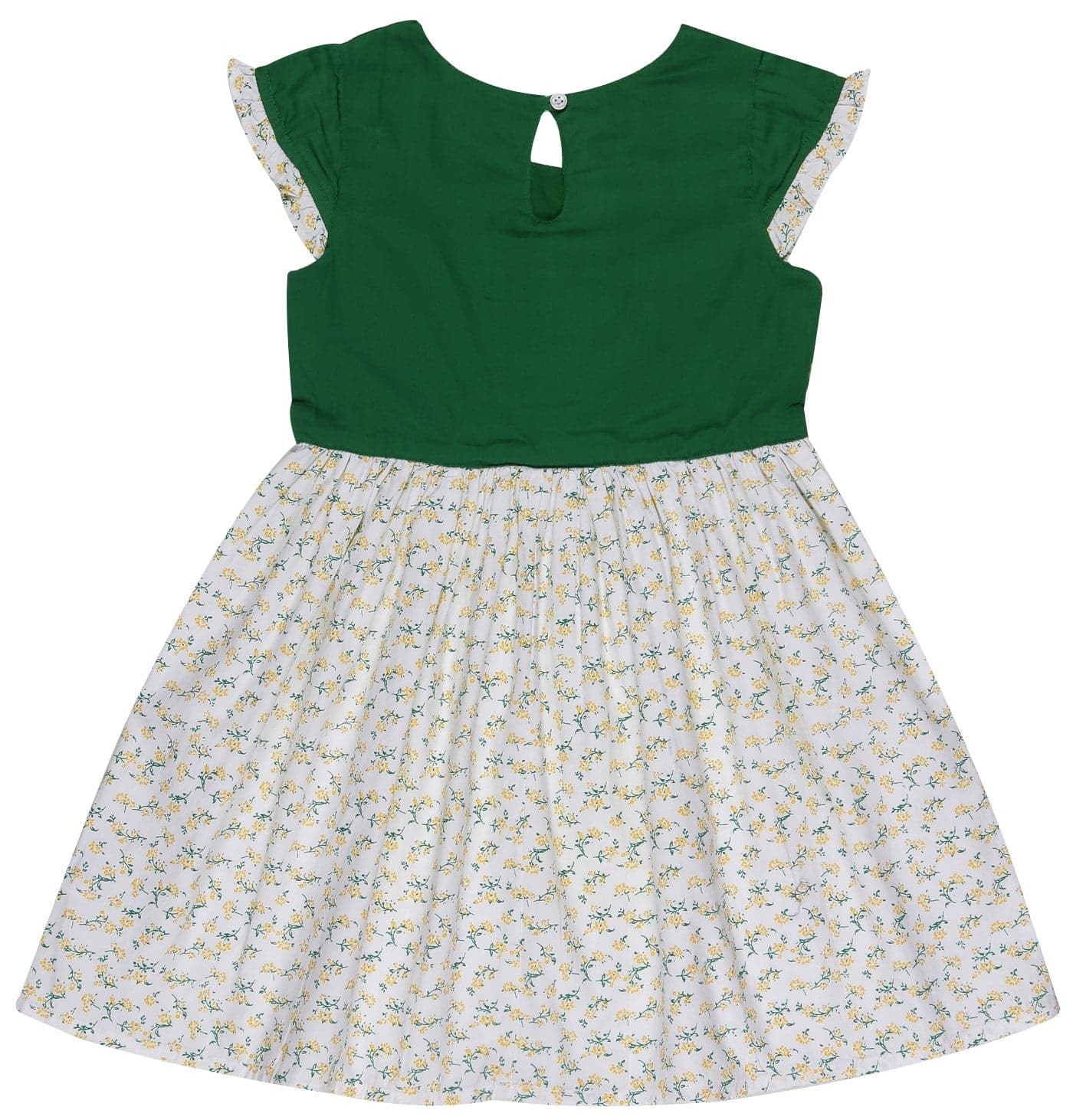 Young Birds Printed Ruffle Dress