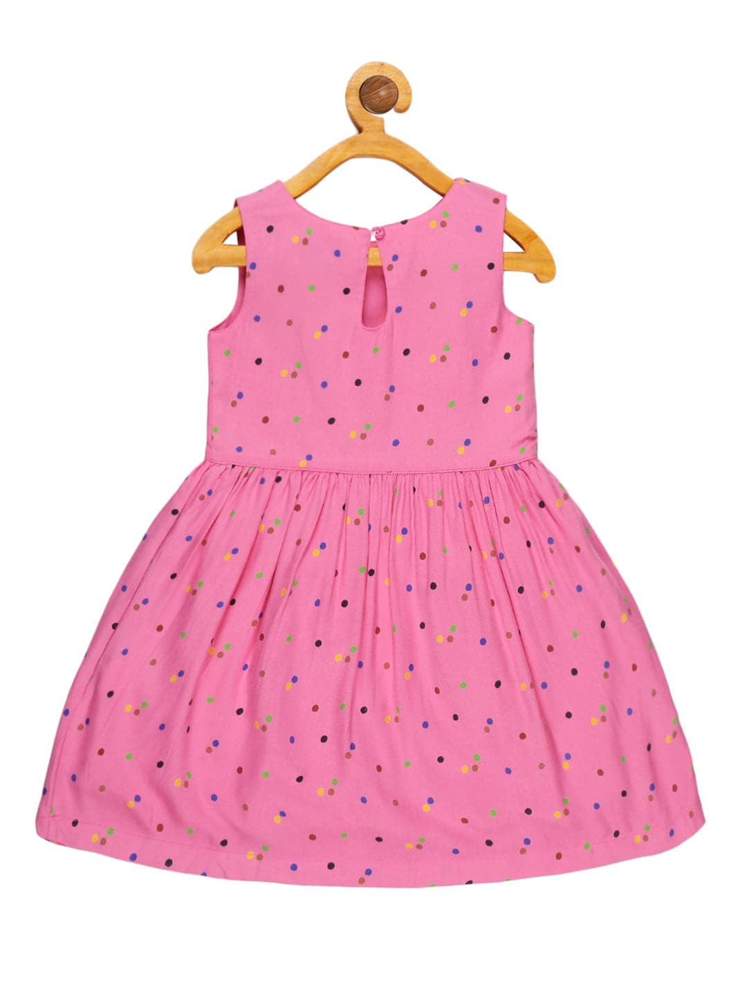 Young Birds Polka Dot Frock with Lace Top