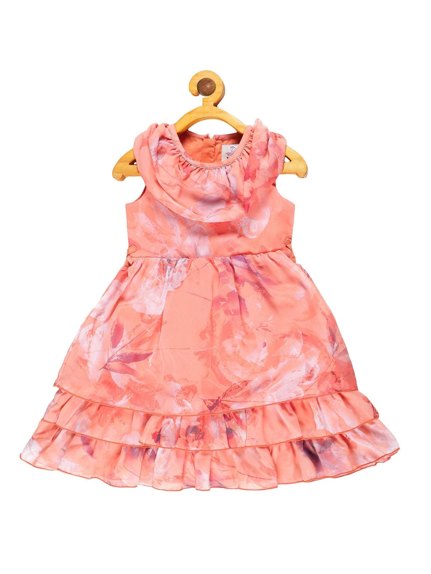 Young Birds Shawl Collar Dress