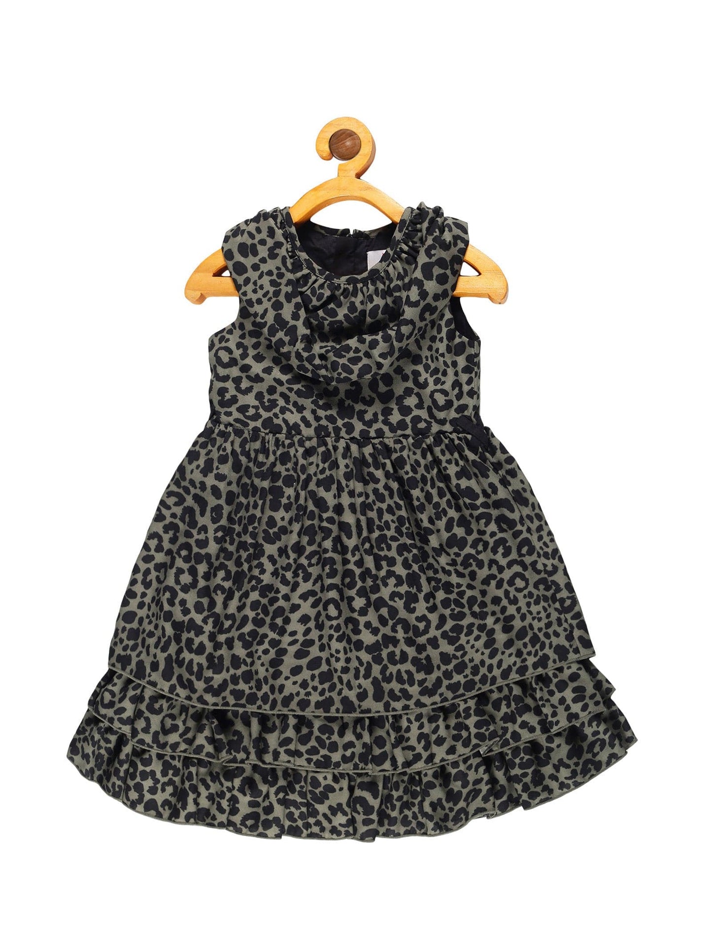Young Birds Shawl Collar Dress