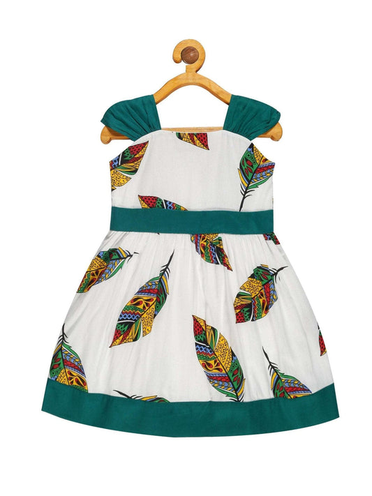 Young Birds Shoulder Strap Dress
