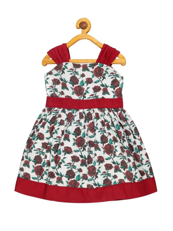 Young Birds Shoulder Strap Dress