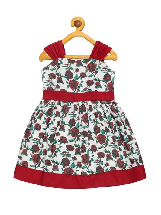 Young Birds Shoulder Strap Dress