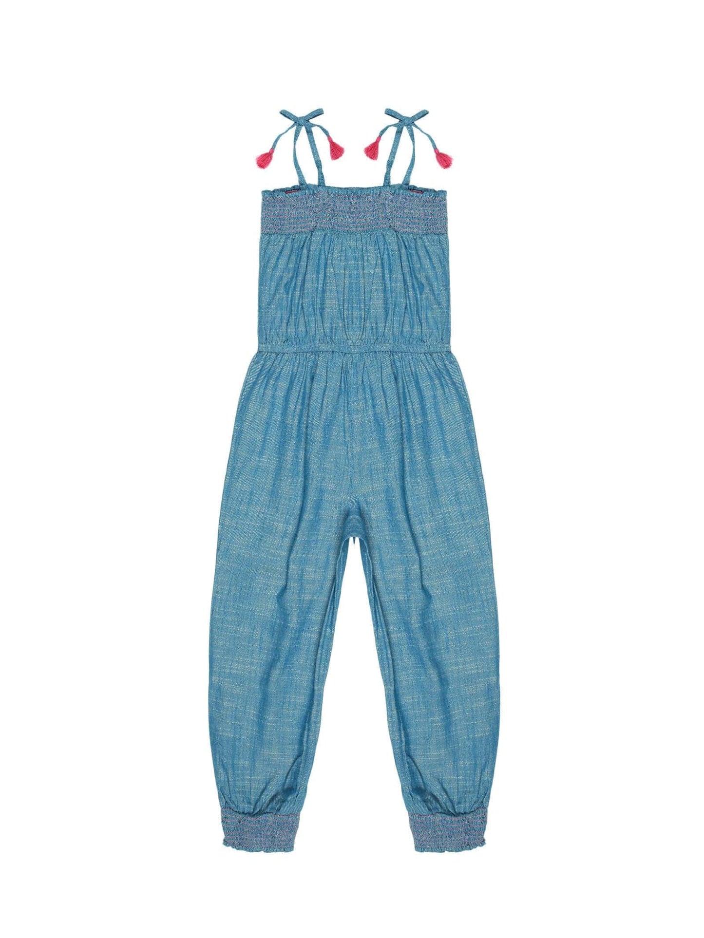 Young Birds Girls Chambray Jumpsuit