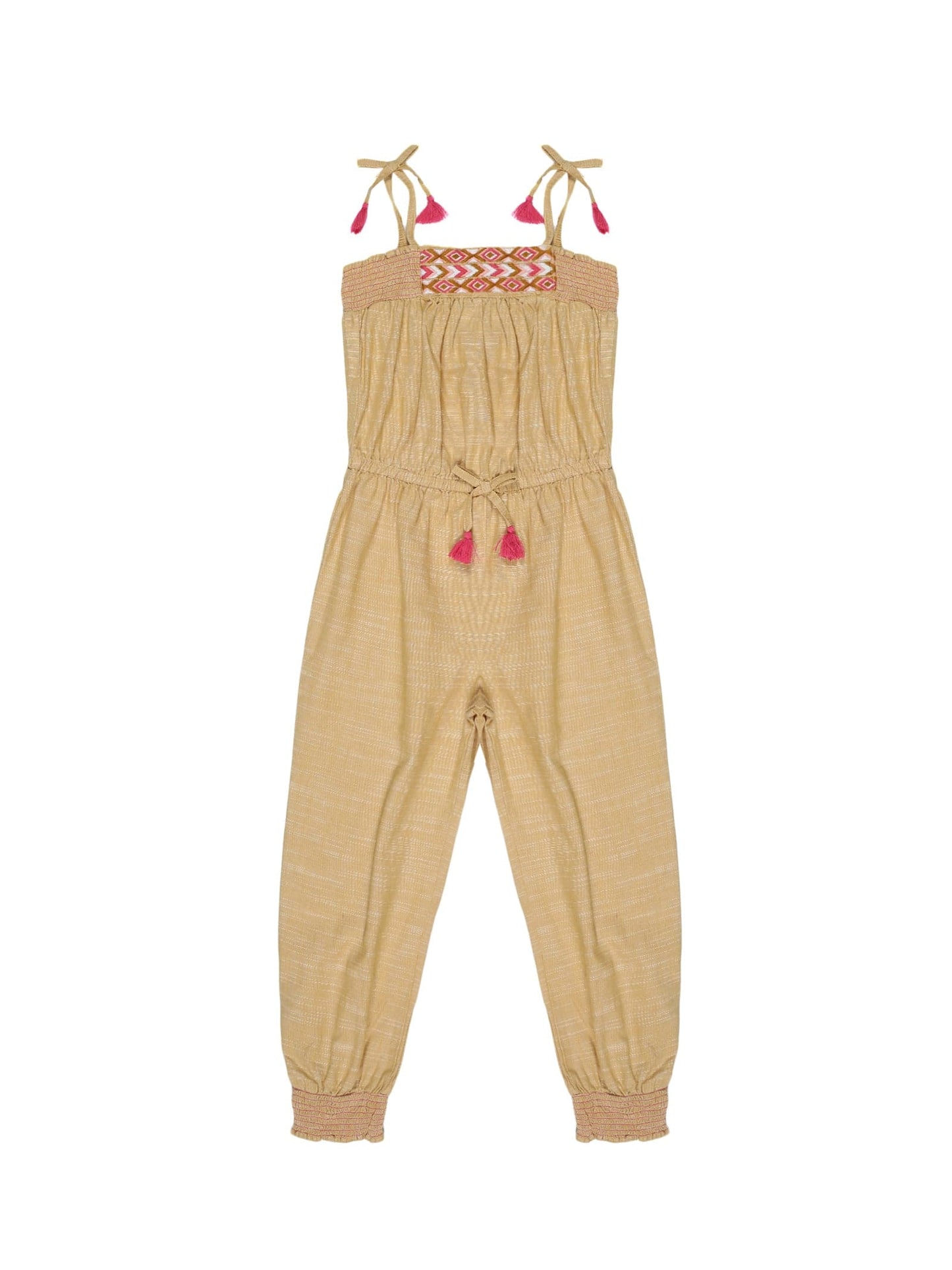 Young Birds Girls Chambray Jumpsuit