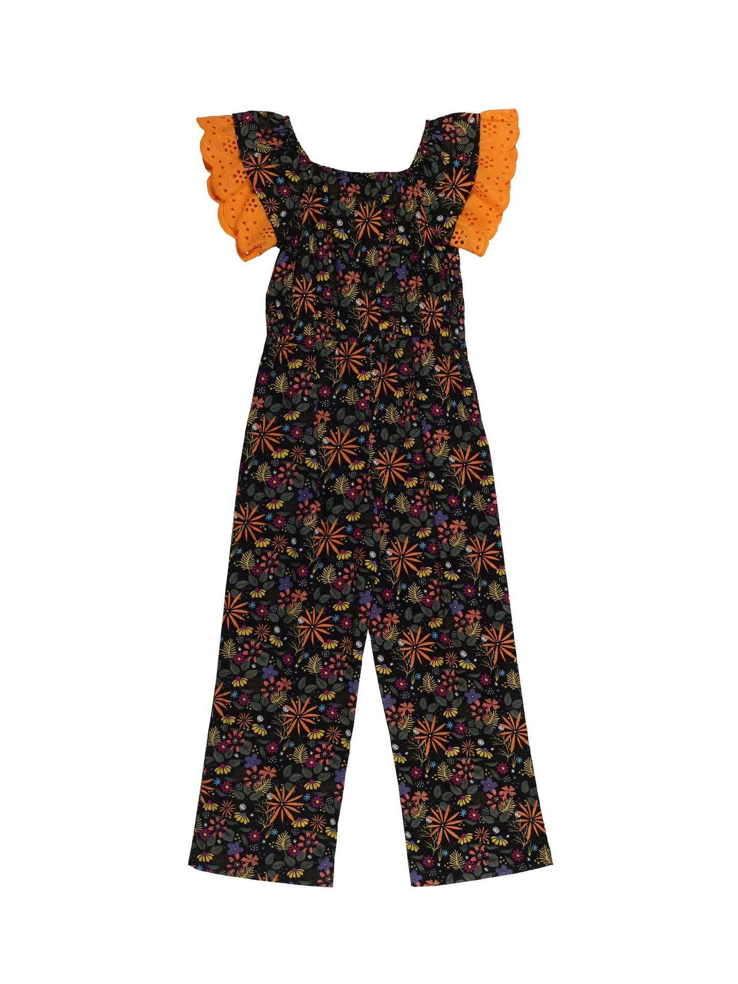 Young Birds Ruffle Sleeve Dungaree