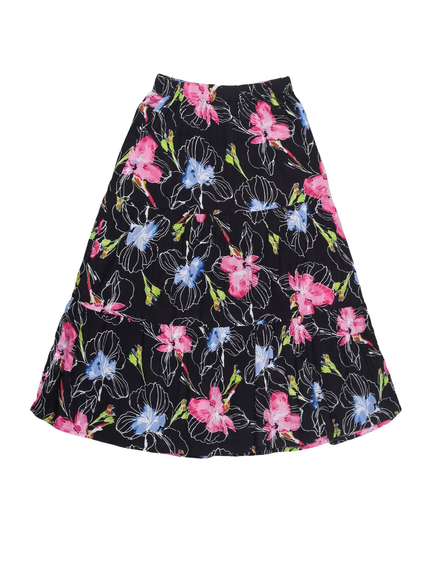Youngly Crinkle Cotton Skirt