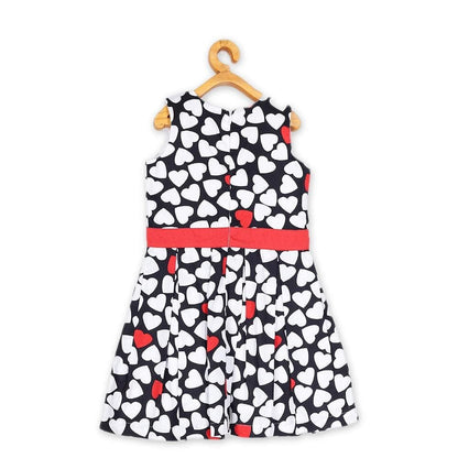 Young Birds AOP Heart Print Dress