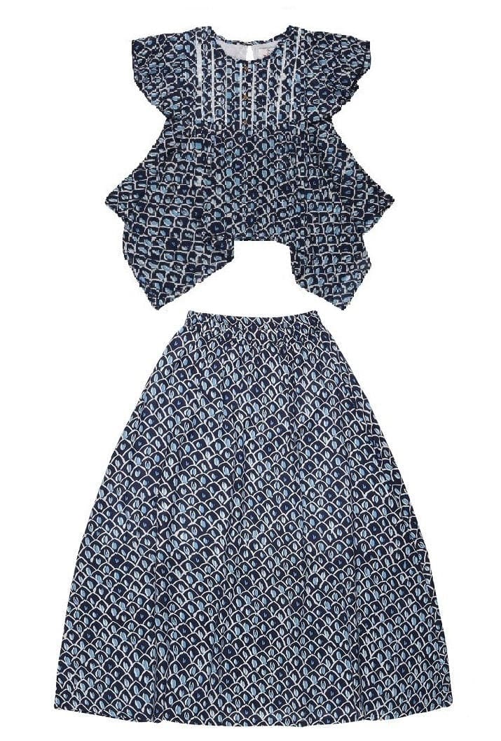 Young Birds Asymmetrical Top & Skirt