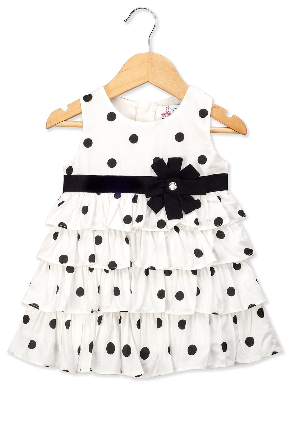 Young Birds Big Polka Dot Ruffle Dress
