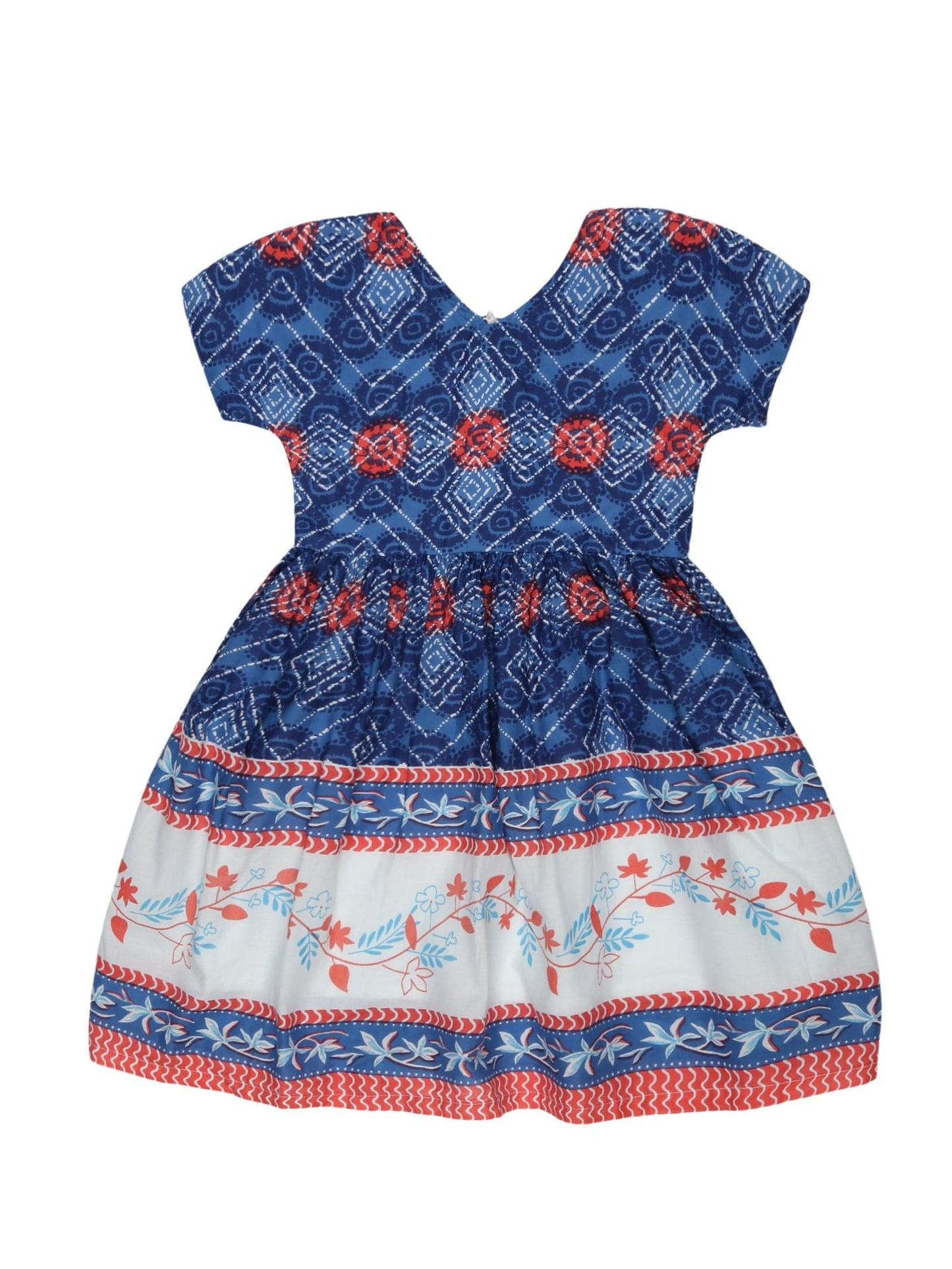 Young Birds Border Print Dress