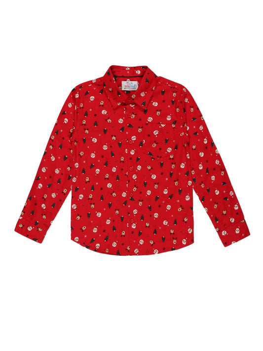Young Birds Boys Full Sleeve Printed Shirt