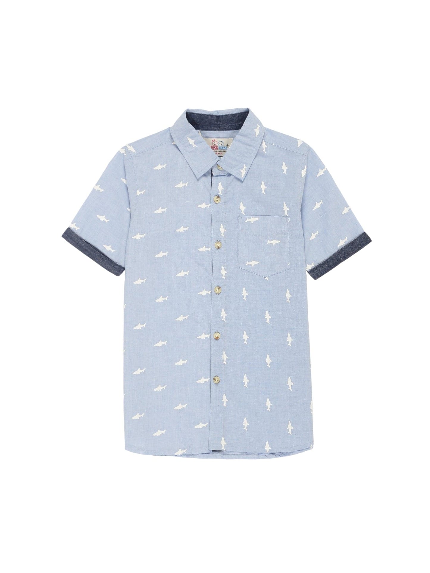 Young Birds Boys Half Sleeve Shirt