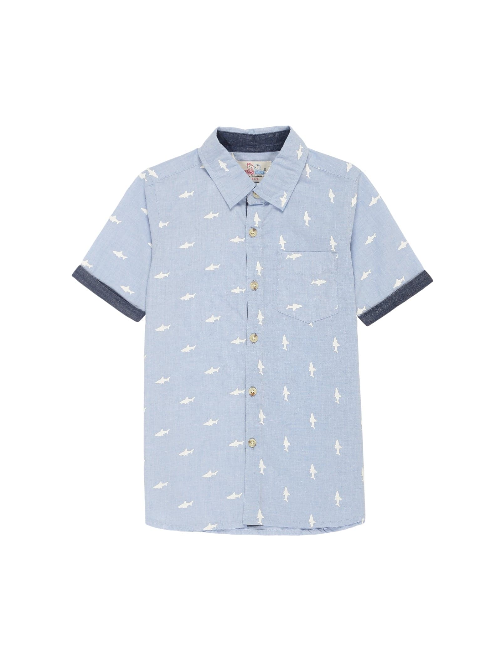 Young Birds Boys Half Sleeve Shirt
