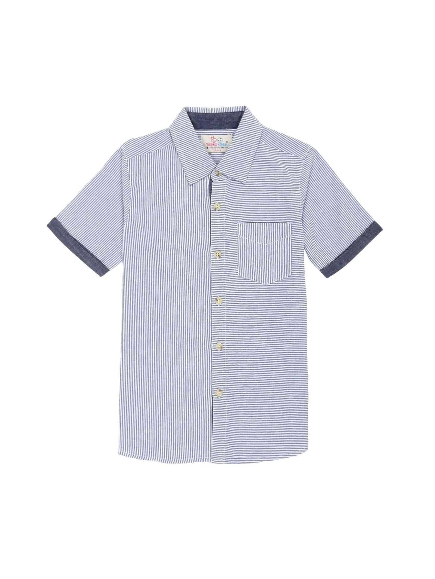Young Birds Boys Half Sleeve Shirt