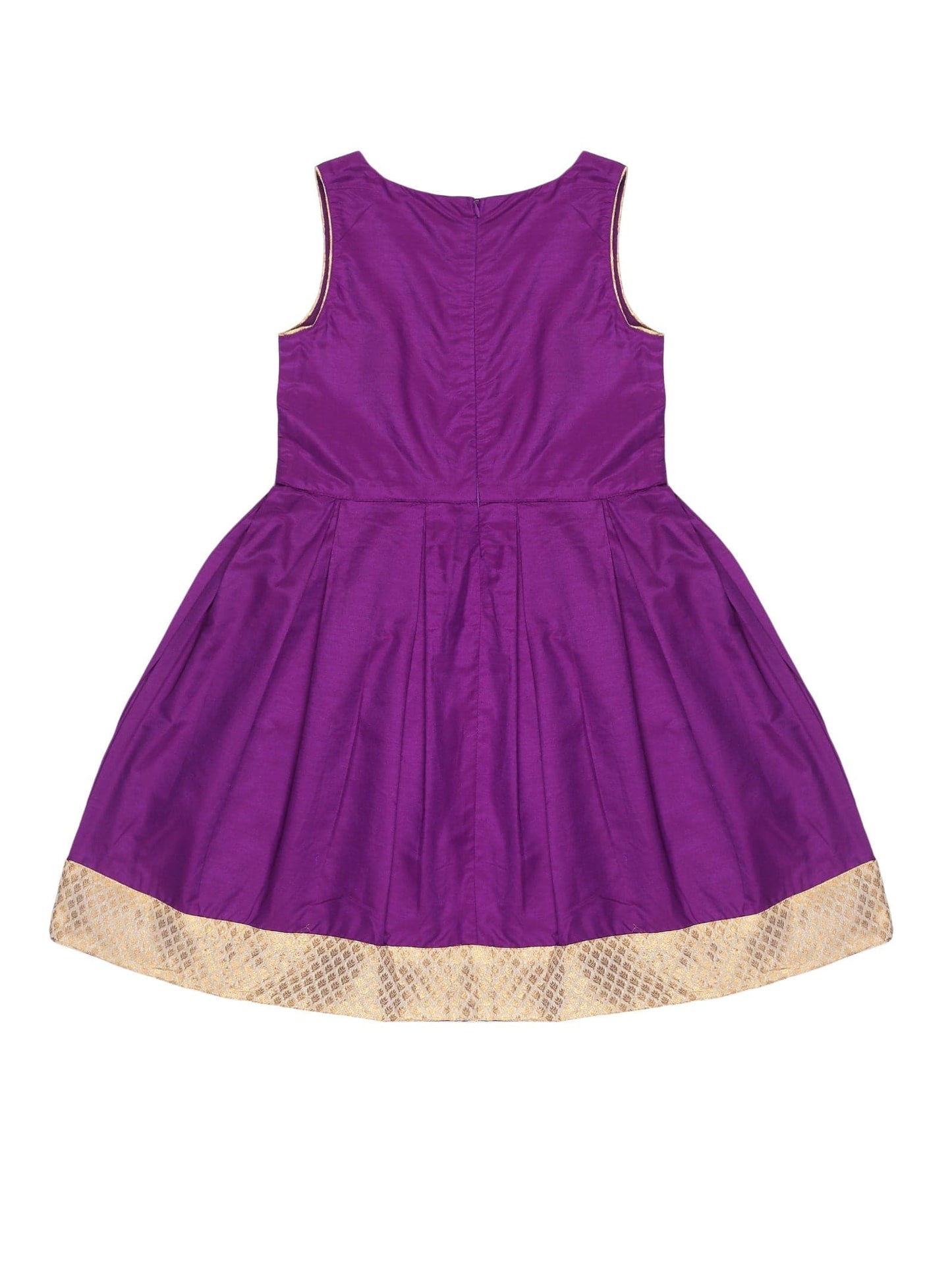 Young Birds Brocade Border Dress