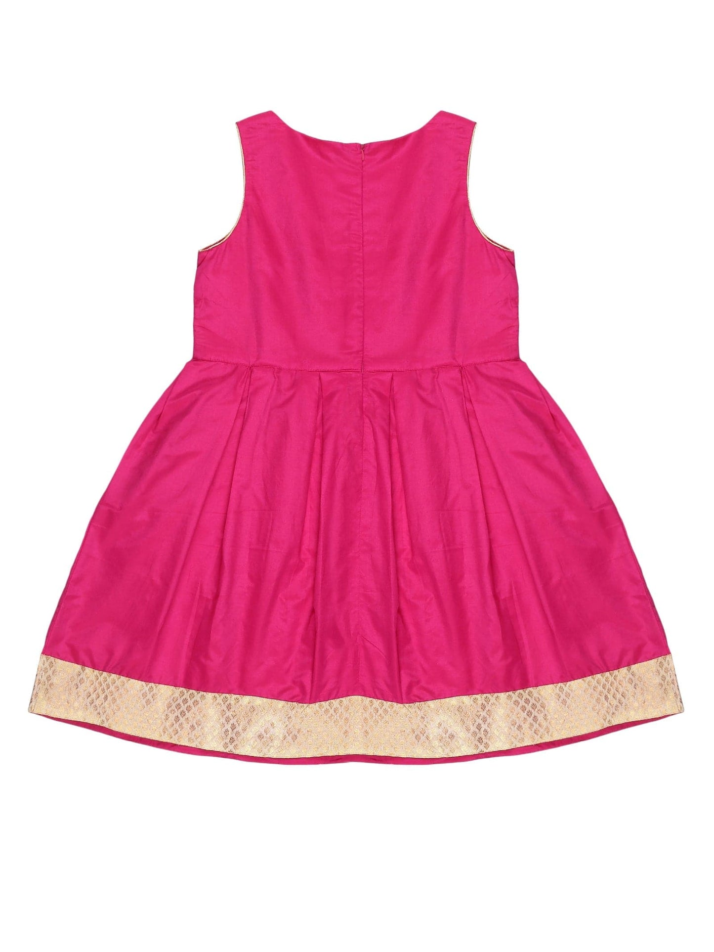 Young Birds Brocade Border Dress