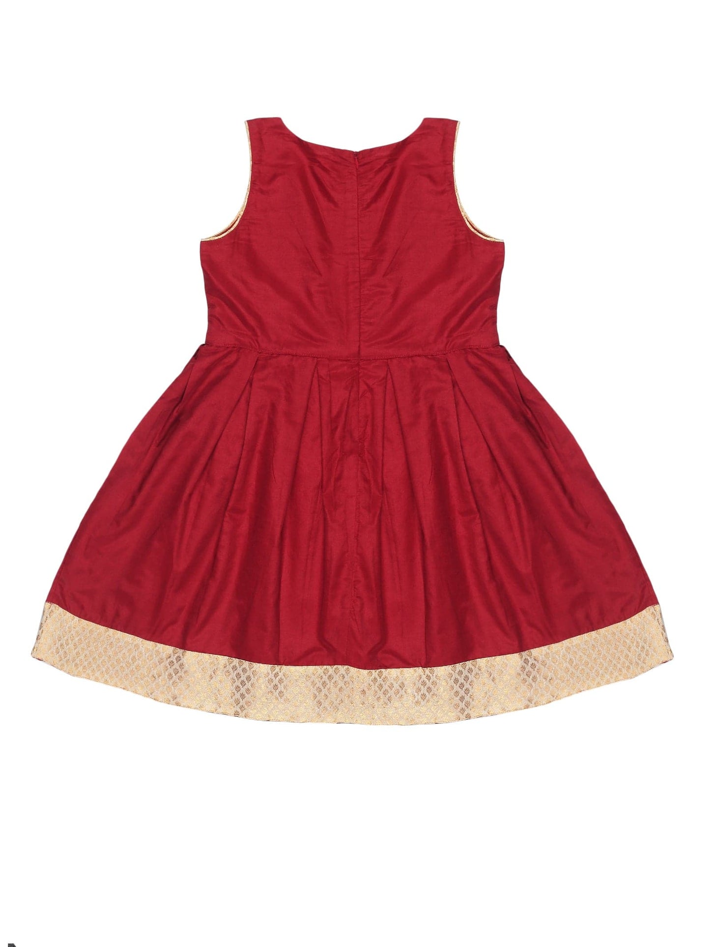 Young Birds Brocade Border Dress