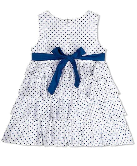 Young Birds Dot Ruffle Dress