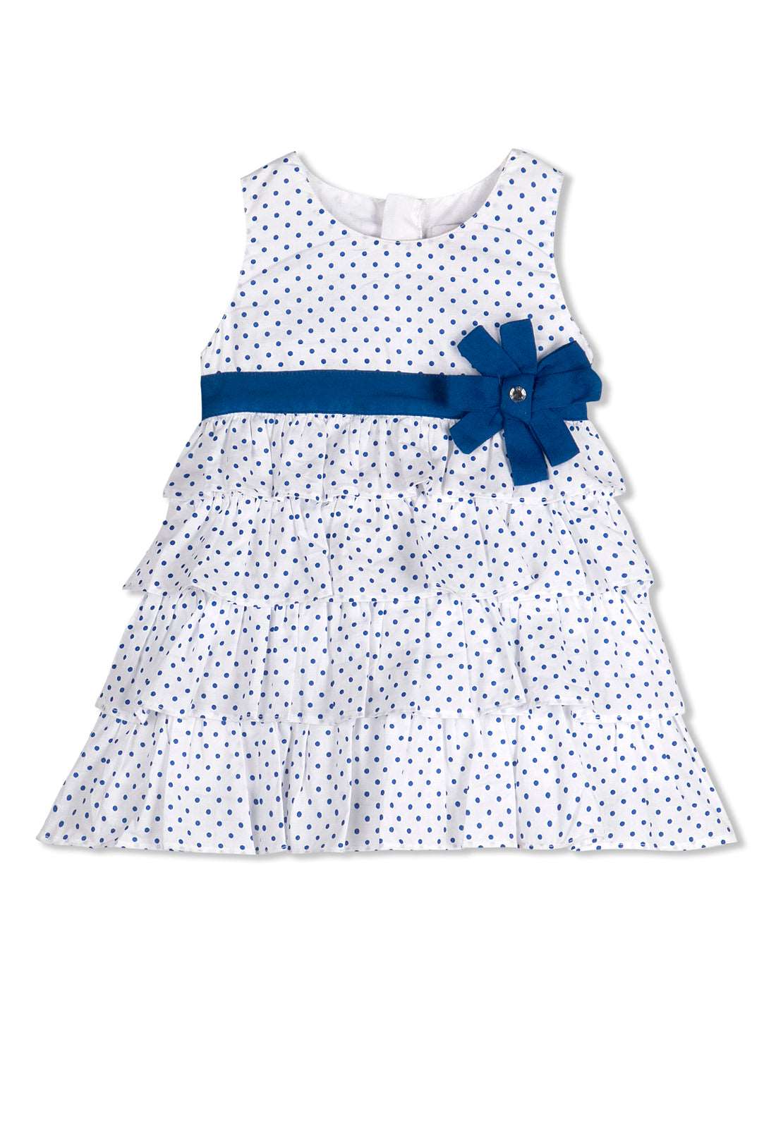Young Birds Dot Ruffle Dress